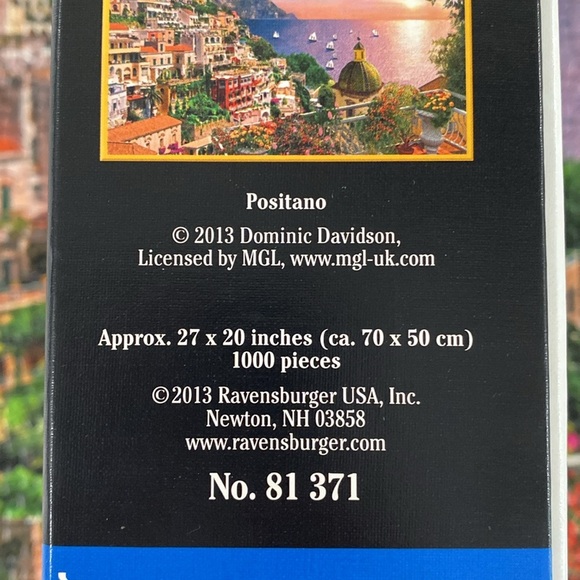Ravensburger 1000 piece puzzle “Positano” 2013 - Picture 6 of 8